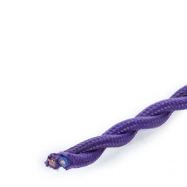 Câble Trenzado 2x0,75 x 1M Morado