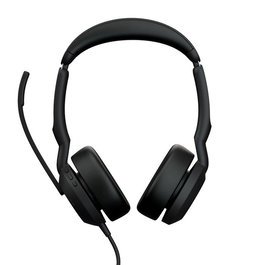 Jabra Evolve2 50 - Casque professionnel filaire avec micro à réduction de bruit, Bluetooth, réduction de bruit active (ANC) et technologie Jabra Air Comfort pour un confort maximal