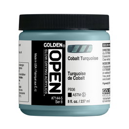 Golden OPEN Peinture Acrylique Turquoise Cobalt 237 ml
