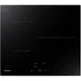 Samsung NZ63T3706A1/UR - Table de cuisson à induction - 3 foyers - Largeur 59 cm - Zone de 28 cm - Commandes sensitives - Booster - Sécurité enfant