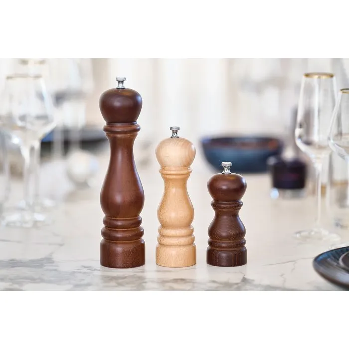 Bisetti Moulin à Poivre Roma en Hêtre Naturel, Mécanisme en Acier, 25 cm - Garantie CE/FDA, Fabriqué en Italie Bisetti Moulin à Poivre Roma en Hêtre Naturel, Mécanisme en Acier, 25 cm - Garantie CE/FDA, Fabriqué en Italie