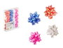 Pincello 40 Nœuds Pastels Brille PVC 6 cm Lot Deco (Set de 12)