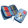 KIDS LICENSING Plumier Bluey Double - Trousse scolaire - Dimensions: 12,5 x 19,5 x 4,6 cm