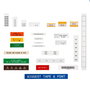 Brady M210 - Imprimante d'étiquettes portable industrielle résistante aux environnements extrêmes - Carton pack avec cartouche M21-750-499 - Fonctions de pré-découpe et ergonomiques