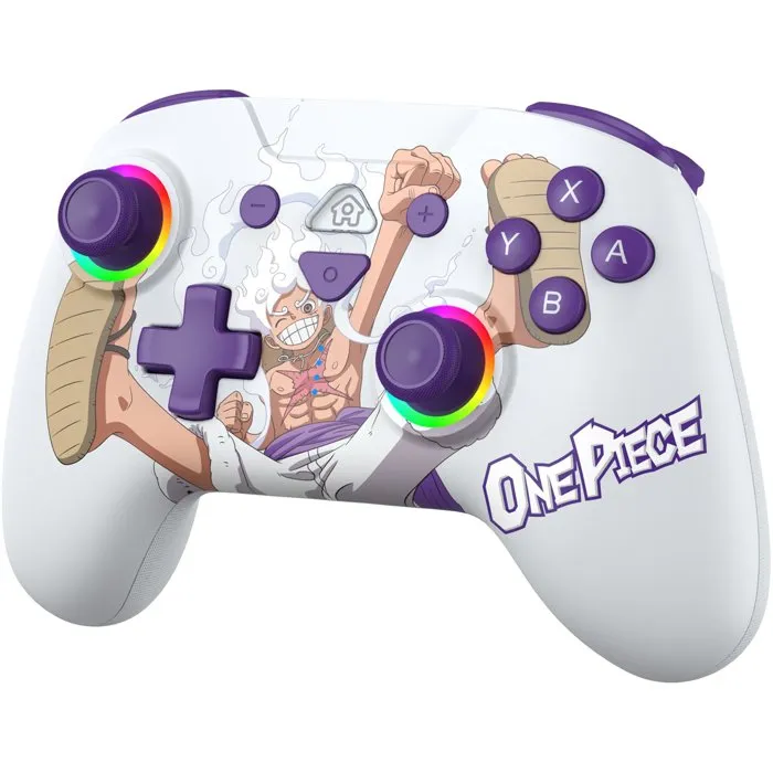 Subsonic Manette sans fil One Piece Luffy Gear 5 - Blanc - Nintendo Switch / OLED / Switch 2