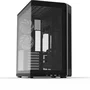 Zalman P60BK - Boîtier PC moyen tour ATX noir avec verre trempé incurvé, ventilateurs ARGB, USB 3.0 et Type-C