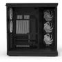 Zalman P60BK - Boîtier PC moyen tour ATX noir avec verre trempé incurvé, ventilateurs ARGB, USB 3.0 et Type-C