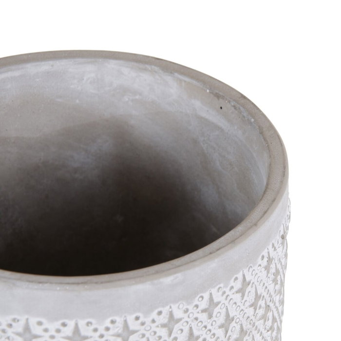 BigBuy Garden Cache-pot Gris Ciment 14 x 14 x 14 cm BigBuy Garden Cache-pot Gris Ciment 14 x 14 x 14 cm