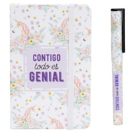 CMP General Libreta con bolígrafo Unicornio
