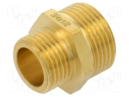 GEBO Mamelon de réduction mâle-mâle G 1/2'' - G 3/4'' en laiton CW617N