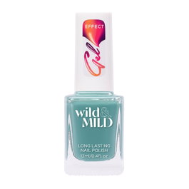 Wild&Mild Vernis Gel Effect Drop Of Sea - Effet gel longue durée sans lampe UV/LED - Pour une manucure rapide et brillante à la maison