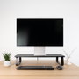 TooQ Support Élévateur en Bois pour Moniteur, 20 kg, Noir - Design Ergo