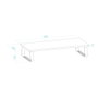 TooQ Support Élévateur en Bois pour Moniteur, 20 kg, Noir - Design Ergo