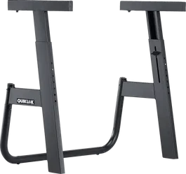 QUIKLOK Support Clavier M91 Monolight Hauteur Ajustable Noir Acier Pliable