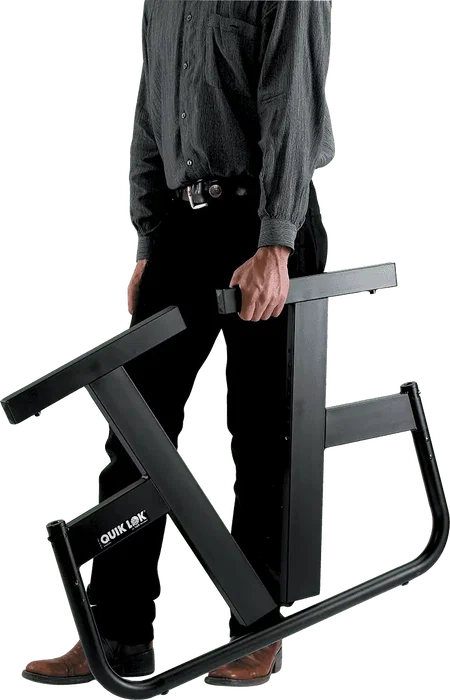 QUIKLOK Support Clavier M91 Monolight Hauteur Ajustable Noir Acier Pliable QUIKLOK Support Clavier M91 Monolight Hauteur Ajustable Noir Acier Pliable