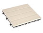 Ibergarden Baldosa Composite Beige 30x2,6x30 cm WPC (Set de 6)