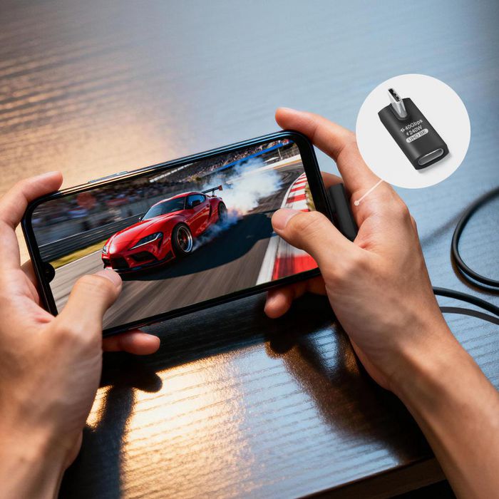 MicroConnect Adaptateur USB-C mâle-femelle coudé 240W 40Gbps USB4 Gen 3x2