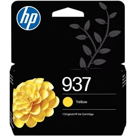 HP 937 Cartouche d'encre jaune authentique (4S6W4NE) pour HP OfficeJet Pro 9100, 9700