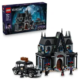 Lego - Le Manoir de Morticia, Set de Construction Mercredi avec 4 Mini-Poupées et Voiture (76786)