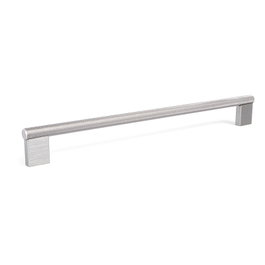 VIEFE Tirador Aluminium Gris Effet Inox Dist. 256mm