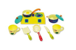 JugaToys Menaje cocina con accesorios 33x8,5x32,5cm - Modèles surtidos