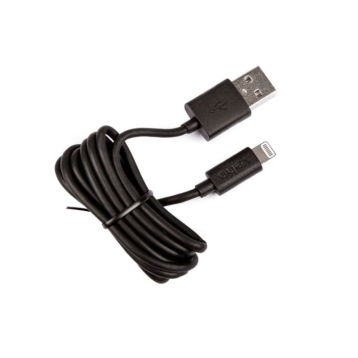 Veho VPP-501-1M Câble Lightning Apple certifié - 1 mètre - Noir - Compatible iPhone, iPad Veho VPP-501-1M Câble Lightning Apple certifié - 1 mètre - Noir - Compatible iPhone, iPad