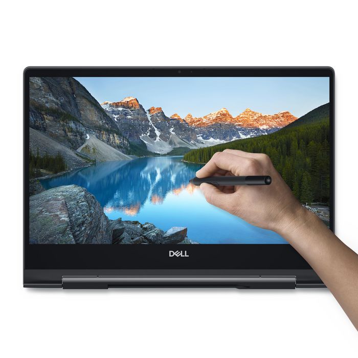 Dell PN350M - Stylo actif noir pour écrire et dessiner sur PC 2-en-1 - Longueur 13,8 cm