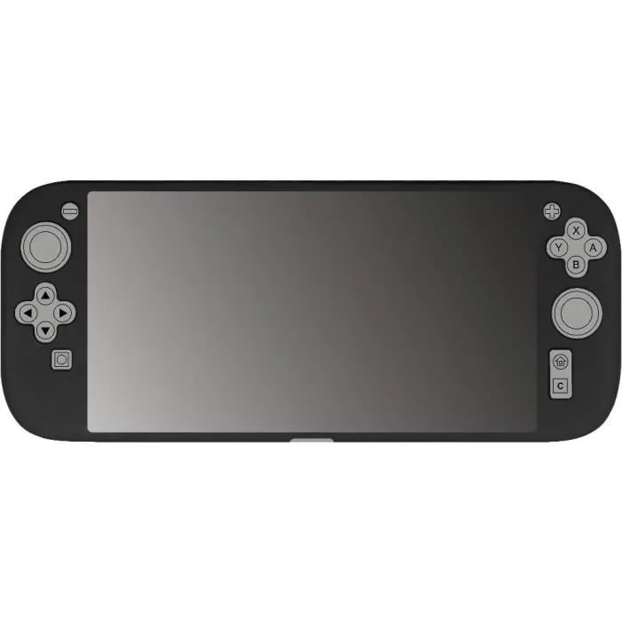 Konix - Housse de protection en silicone antidérapante pour console Nintendo Switch 2 - Antichoc, anti-rayures - Noir - Coque souple et lavable pour une prise en main sécurisée