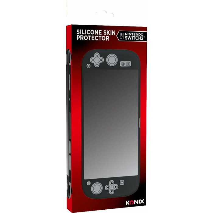 Konix Coque de protection silicone Noir pour Nintendo Switch 2