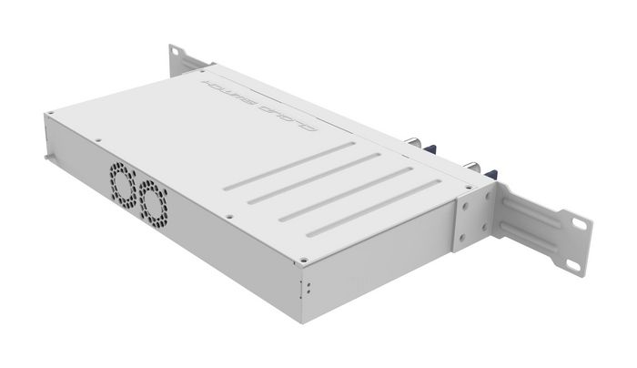 MikroTik CRS504-4XQ-IN Switch Ethernet 100 Gb/s - 4 ports QSFP28, Chipset Marvell DX4310, Compatible 25G/40G/100G, 25W, Montage mural
