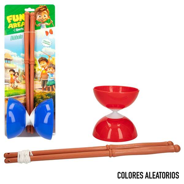 Color Baby Diabolo 12 cm - Assortiment de modèles - Jouet d'adresse et de sport - À partir de 36 mois Color Baby Diabolo 12 cm - Assortiment de modèles - Jouet d'adresse et de sport - À partir de 36 mois