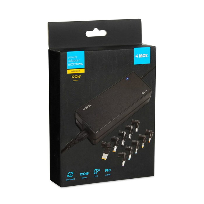Ibox Chargeur d'ordinateur portable IUZ120WA 120 W