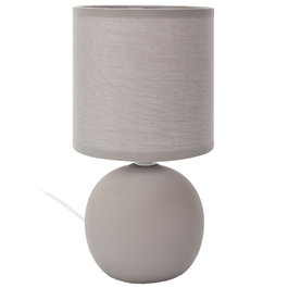 Home Deco Factory Lámpara Mesa Cerámica Gris