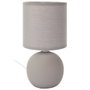 Home Deco Factory Lámpara Mesa Cerámica Gris
