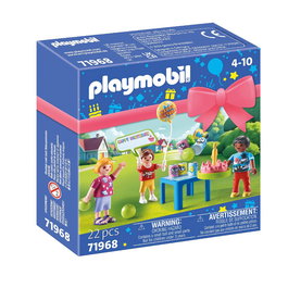PLAYMOBIL - Fête d'anniversaire pour enfants, coffret cadeau 71968, jeu de figurines avec accessoires, 4 ans et plus