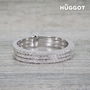 Bague en Argent Massif 925 et Zirconites Three Hûggot