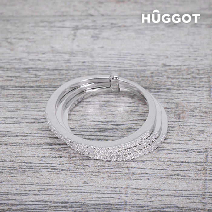 Bague en Argent Massif 925 et Zirconites Three Hûggot
