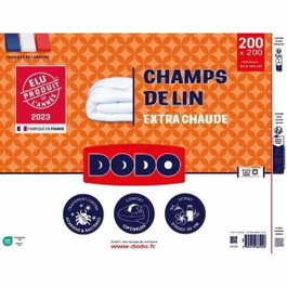 Dodo Couette Champs de Lin Blanche 200 x 200 cm