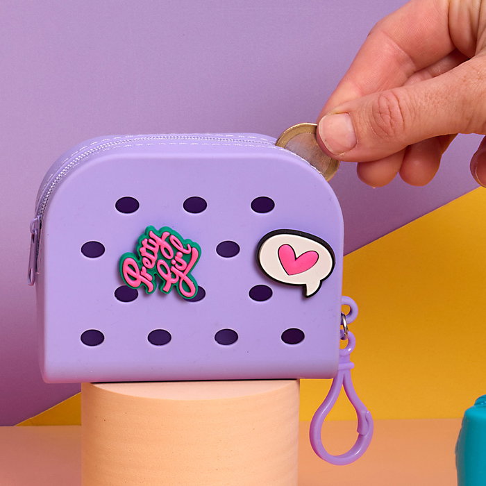 The Concept Factory Monedero en Silicone avec Charms Assortis