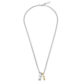 Police Collier DUO GOLD / SS NECKLACE Argenté 50cm