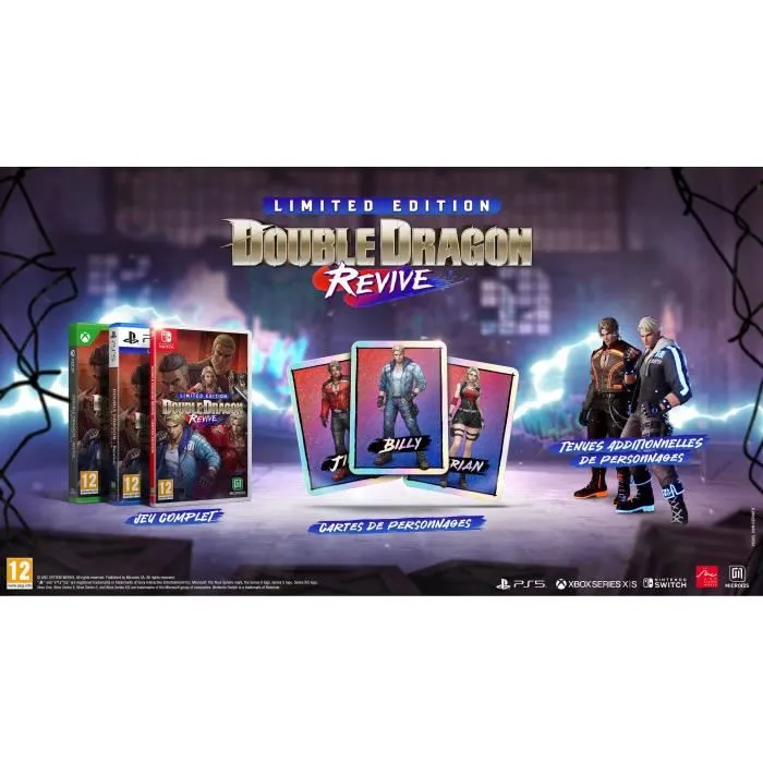 Microids Double Dragon Revive - Edition Limitée - Jeu d'Action Rétro pour 1 à 2 Joueurs sur Nintendo Switch Microids Double Dragon Revive - Edition Limitée - Jeu d'Action Rétro pour 1 à 2 Joueurs sur Nintendo Switch