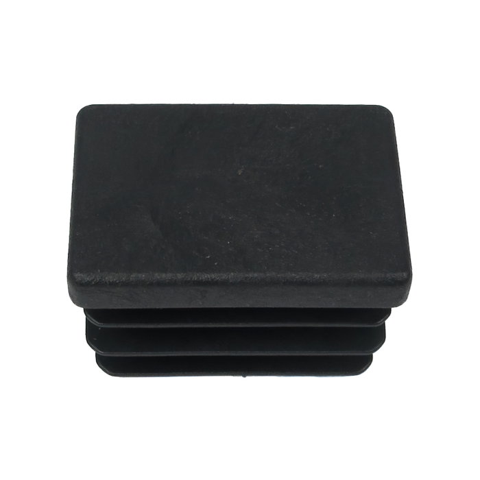 MAURER Contera rectangulaire noire 25x35mm, pack de 4 pièces