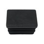 MAURER Contera rectangulaire noire 25x35mm, pack de 4 pièces