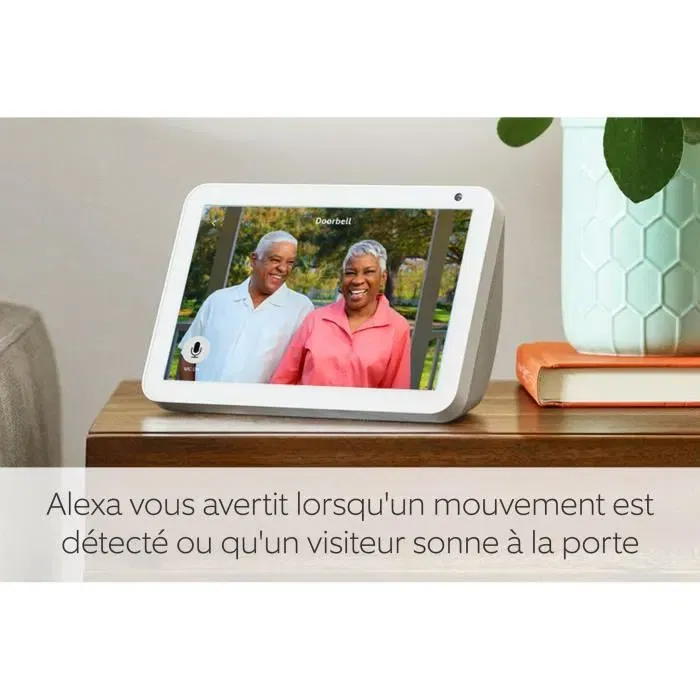 Blink Sonnette Vidéo Connectée Noire, Audio Bidirectionnel, Vidéo HD, Alertes de Mouvement et de Carillon, Compatible Alexa (Utilisation Avec ou Sans Fil)