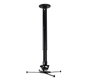 B-Tech BT899XL-AD Support de Projecteur de Plafond Réglable Drop XL avec Micro-Ajustement, Capacité 25 kg, Inclinaison +/-13°, Roulis +/-6°, Pivot 360°, 722-1122 mm, Noir
