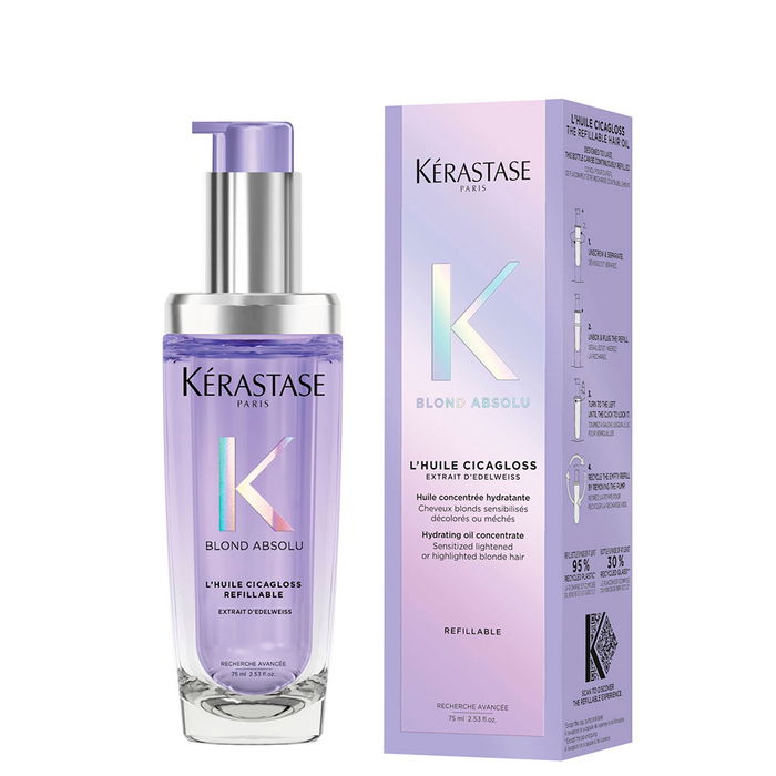 Kerastase BLOND ABSOLU Huile Concentrée Hydratante Rechargeable 75 ml Kerastase BLOND ABSOLU Huile Concentrée Hydratante Rechargeable 75 ml