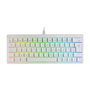 Clavier pour jeu Mars Gaming MKMINIPROWBES Qwerty US Blanc