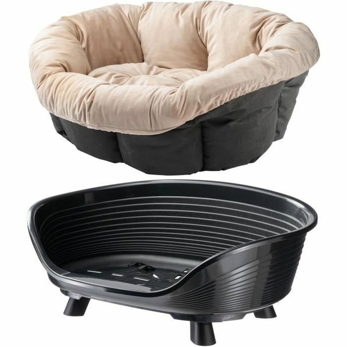 Ferplast Panier corbeille noir Taille L avec coussin
