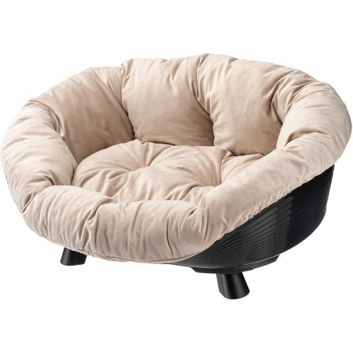 Ferplast Panier corbeille noir Taille L avec coussin