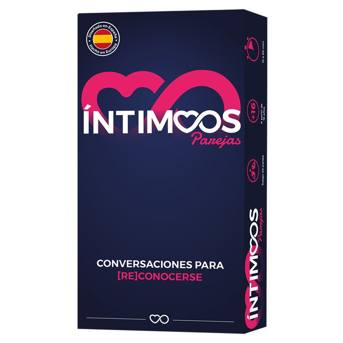 Asmodee ITMS - Intimoos - Jeu de société pour couples - 180 cartes de conversation - PEGI 16 - À partir de 16 ans - 2 joueurs - Édition La Caja